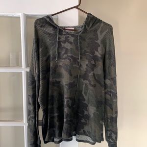 Pink Lily Camo hoodie